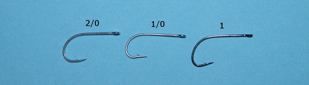 Fly fishing hook size answers.